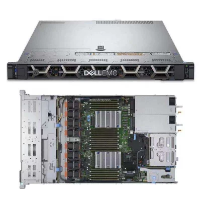 Novo servidor Poweredge R640 Xeon Silver 2X4212 6X16GB RAM 4X4tb Sas H730p 2X750W R640